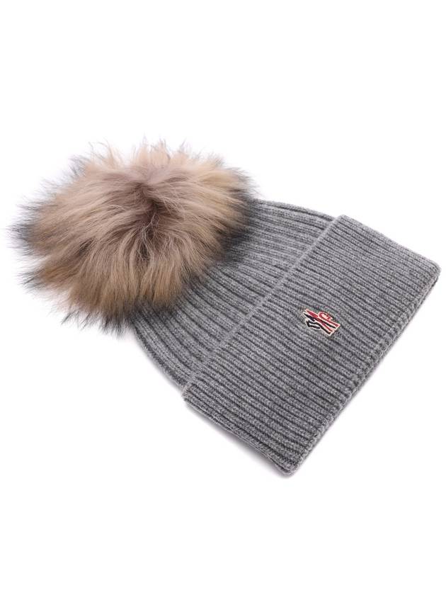 Women s Grenoble Pom Cashmere Beanie 3B00017 M1223 930 24F - MONCLER - BALAAN 4