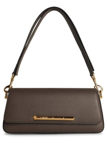 Lanvin 'Sequence' Brown Leather Crossbody Bag - LANVIN - BALAAN 1