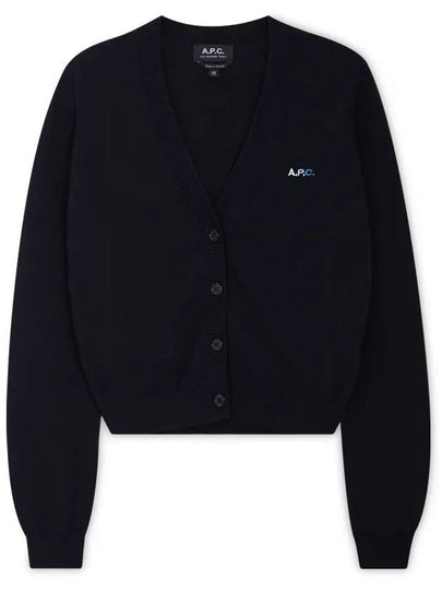 Josephine Crop Cardigan Navy - A.P.C. - BALAAN 2