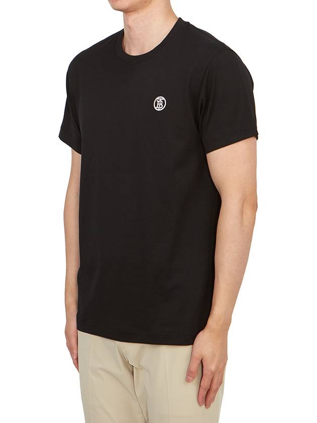 Parker Short Sleeve T-Shirt Black - BURBERRY - BALAAN 3