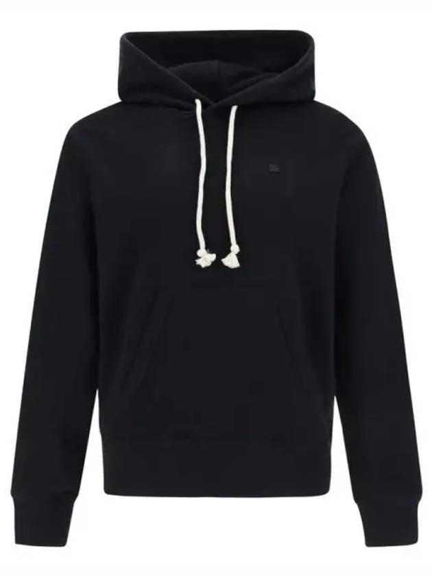 Small Logo Patch Hoodie Black - ACNE STUDIOS - BALAAN 2