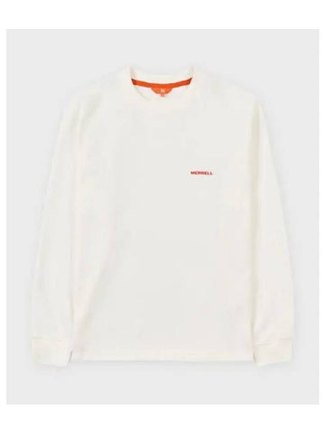 MERRELL UNISEX embroidered raglan t shirt OFF white - MERRYMOTIVE - BALAAN 1