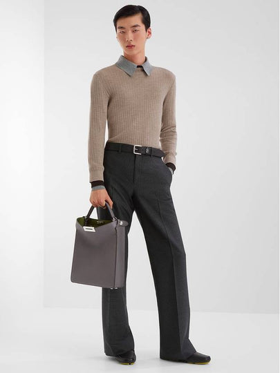 Fendi Trousers Grey - FENDI - BALAAN 2