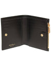 Vara Bow Half Wallet Black - SALVATORE FERRAGAMO - BALAAN 5