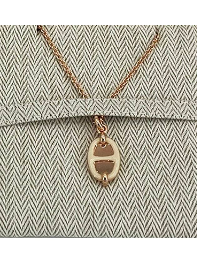 Mini Maillon Pendant Necklace Crème - HERMES - BALAAN 5