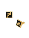 Logo Forever Earrings Gold - FENDI - BALAAN 2