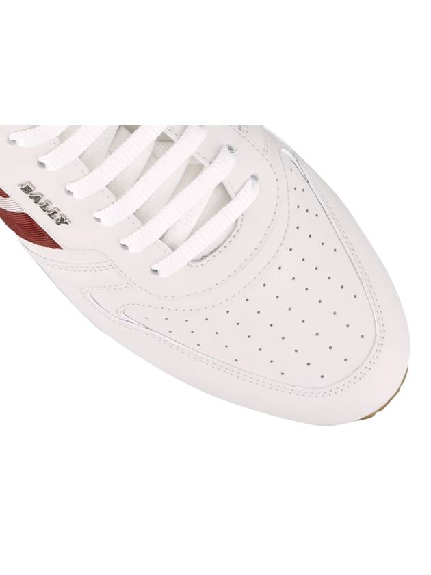 Astel Leather Low Top Sneakers White - BALLY - BALAAN 5