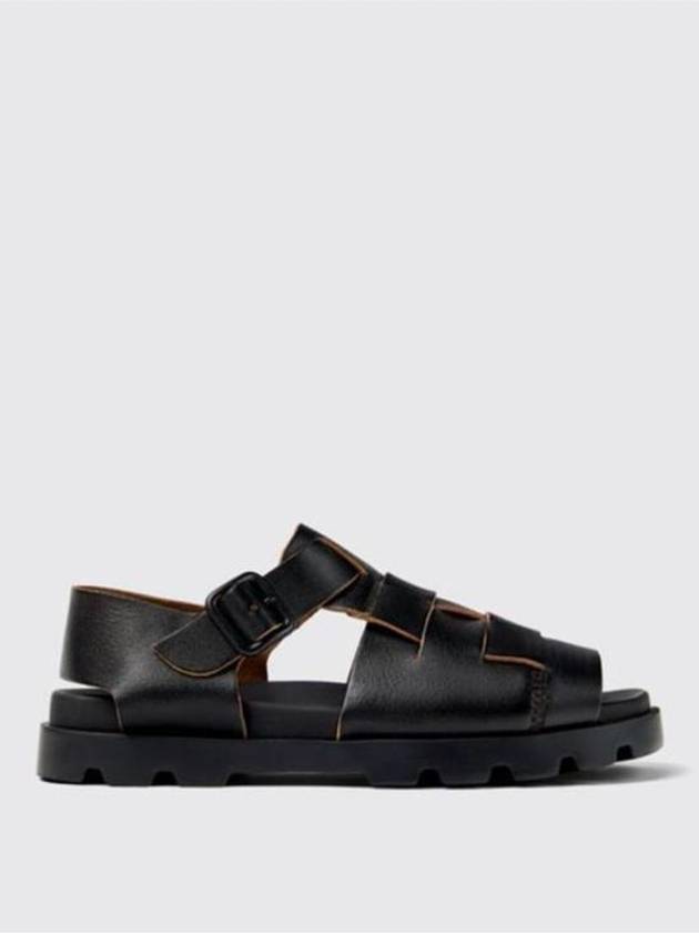 Brutus Leather Sandals Black - CAMPER - BALAAN 2