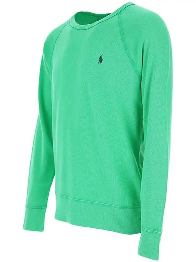 Men's Pony Logo Crew Neck Sweatshirt Green - POLO RALPH LAUREN - BALAAN 5