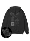 Fly Gray Overfit Hoodie Black - MONSTER REPUBLIC - BALAAN 1