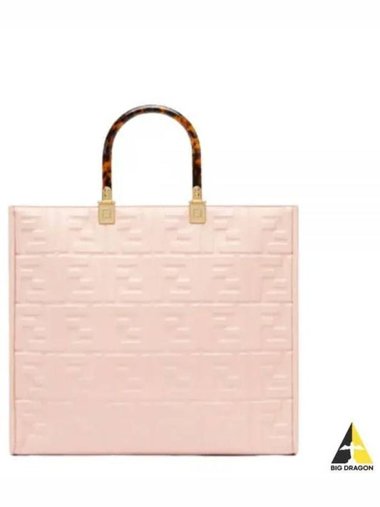 Sunshine FF Logo Medium Tote Bag Pink - FENDI - BALAAN 2