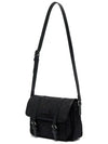 GG Microsima Nylon Messenger Bag Black - GUCCI - BALAAN 3