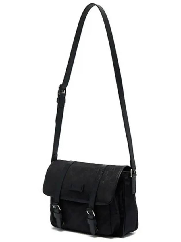 GG Microsima Nylon Messenger Bag Black - GUCCI - BALAAN 3