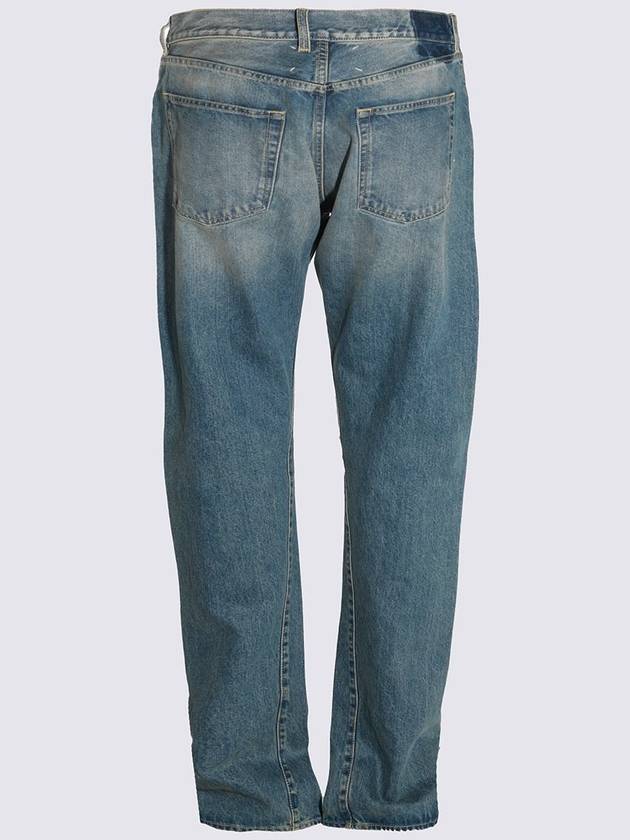 Turn-Up Hem Jeans Blue - MAISON MARGIELA - BALAAN 5