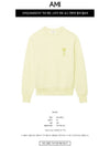 Heart Logo Overfit Sweatshirt Yellow - AMI - BALAAN 3