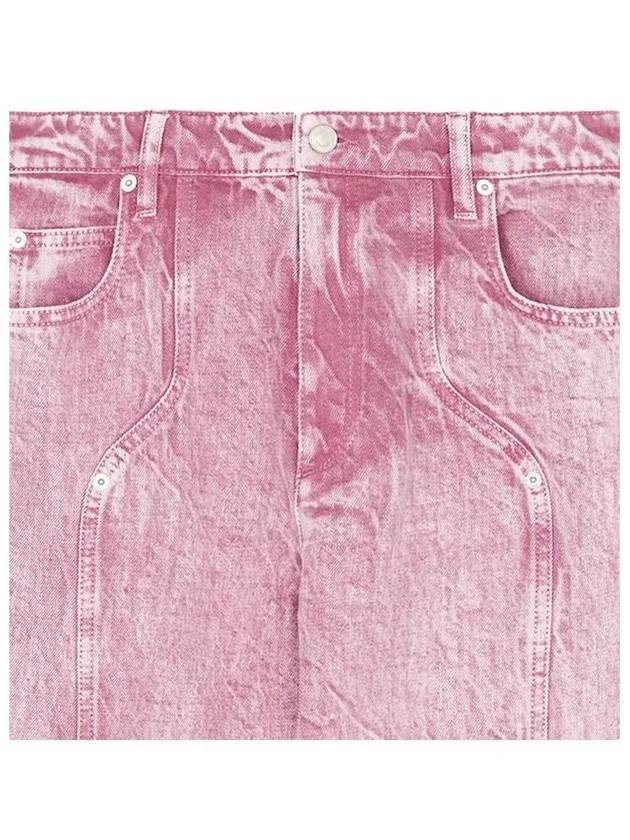 Valeria Washed Straight Jeans Pink - ISABEL MARANT - BALAAN 5