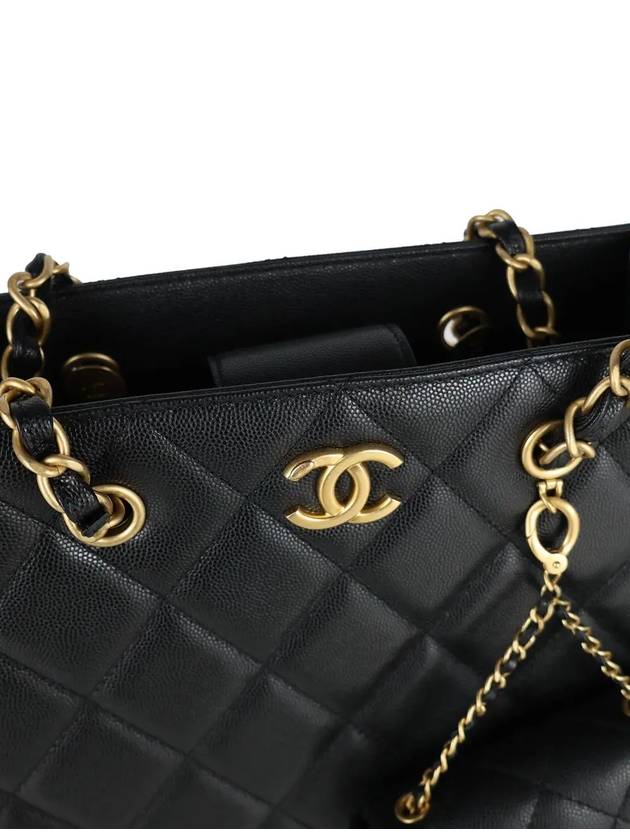 Small Black Caviar Gold Plated AS4940 - CHANEL - BALAAN 6