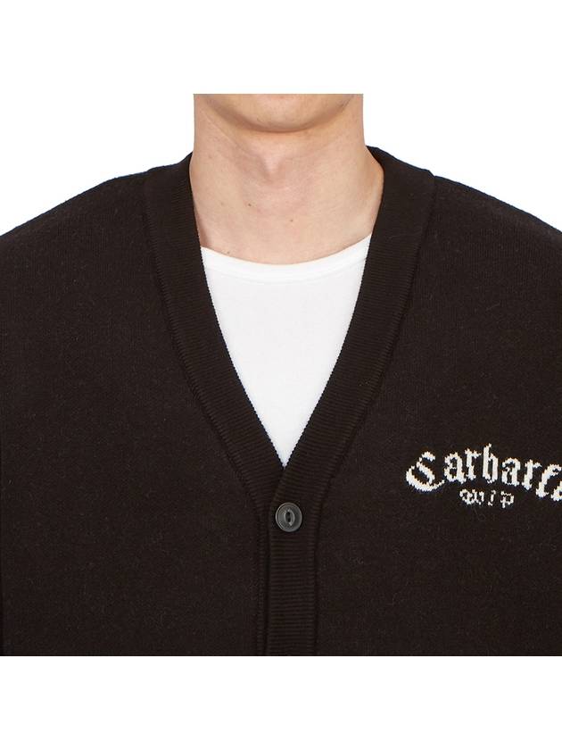 Onyx Button Up Cardigan Black - CARHARTT WIP - BALAAN 6