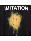 Smiley Face Print Hoodie A11HD711 BLACK - MIHARA YASUHIRO - BALAAN 3