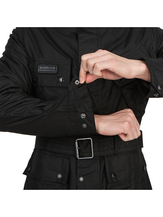 International Slim Wax Jacket Black - BARBOUR - BALAAN 10