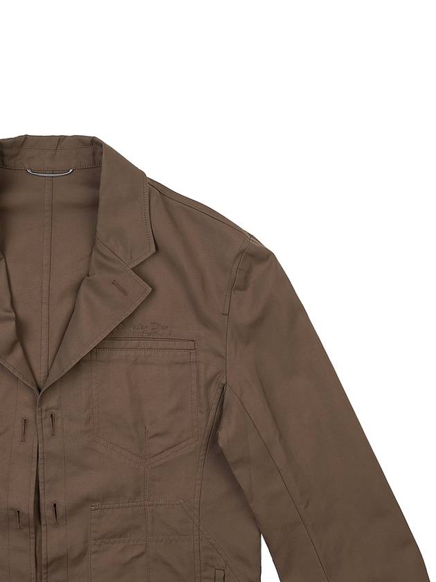 Couture Workwear Jacket Brown - DIOR - BALAAN 9