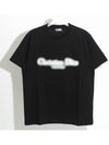 Logo Short Sleeve Black 443J696A0554 980 - DIOR - BALAAN 1