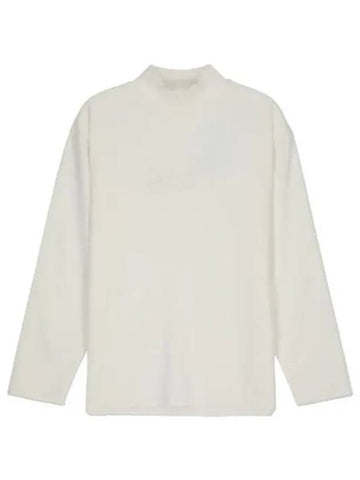 Mock neck long sleeve t shirt white - ERL - BALAAN 1