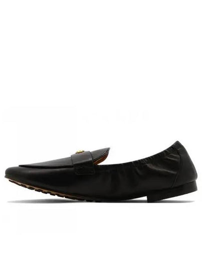 Ballet Double T Napa Leather Loafers Black - TORY BURCH - BALAAN 2