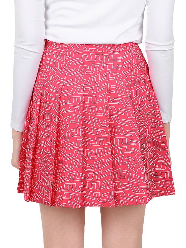 Golf Adina Print Skirt Pink - J.LINDEBERG - BALAAN 6