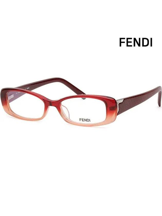 Eyewear Rectangular Glasses Brown - FENDI - BALAAN 2