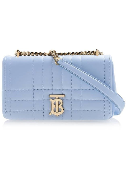 TB Quilted Leather Lola Small Shoulder Bag Blue - BURBERRY - BALAAN 2