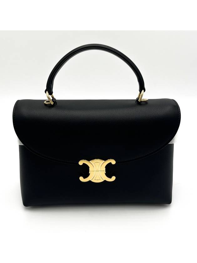 Medium Nino Supple Calfskin Cross Bag Black - CELINE - BALAAN 3