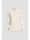 Lace Trim Fleece Jacket Beige - MAISON MARGIELA - BALAAN 2