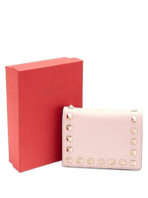 Rockstud French Flap Card Bicycle Wallet NW1P0P39BOL - VALENTINO - BALAAN 6