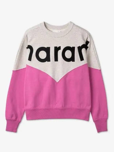 Houston Logo Sweatshirt Pink Multicolor SW0006FAA1M08EFUBK - ISABEL MARANT - BALAAN 1