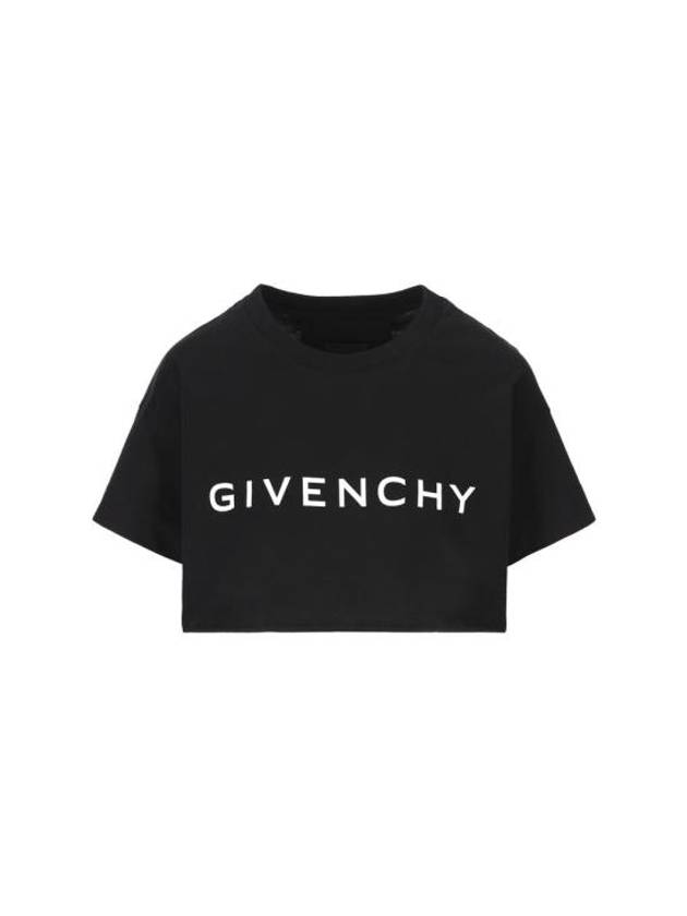 long sleeve t-shirt BW70C53YAC001 P24 BLACK - GIVENCHY - BALAAN 1