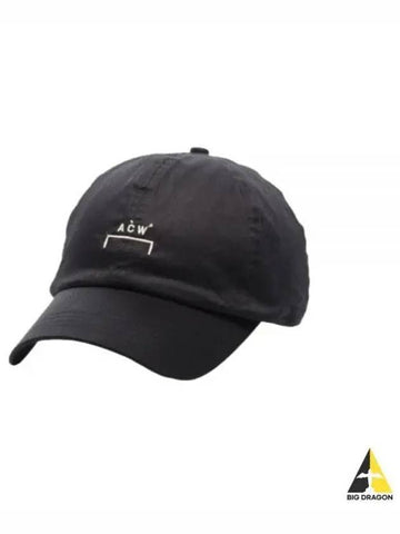 A COLD WALL embroidery logo cap black ACWUA127 - A-COLD-WALL - BALAAN 1