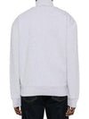 Fox Head Patch Half Zipper Sweatshirt Light Grey Melange - MAISON KITSUNE - BALAAN 4