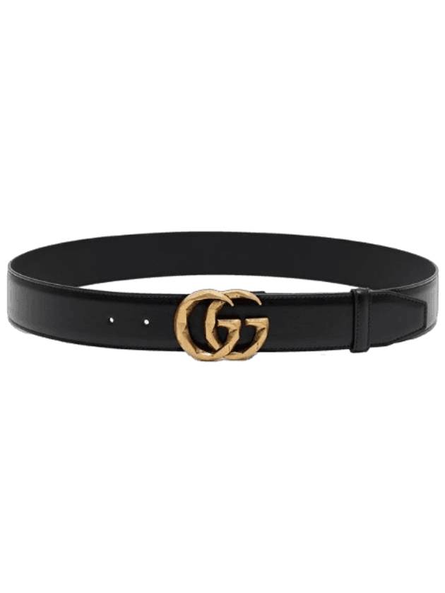 Leather Belt 7955260AAAR1000 AI24 Black - GUCCI - BALAAN 1