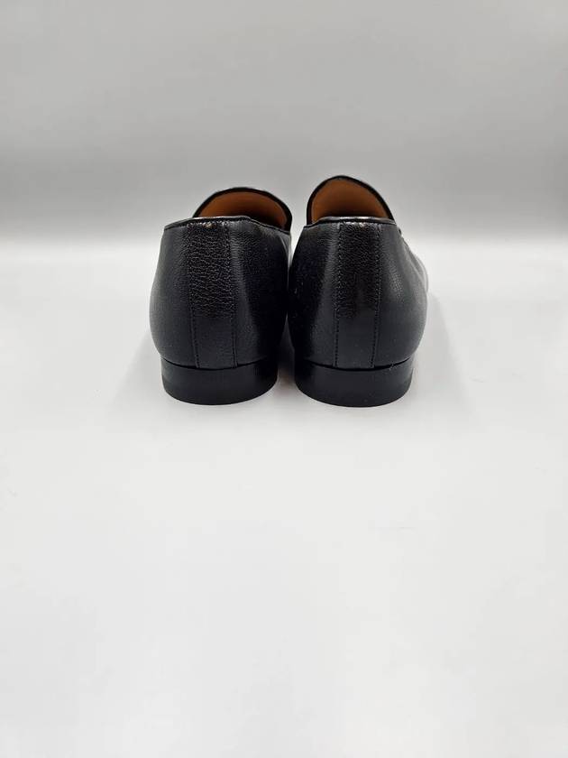 Horsebit Leather Loafers Black - GUCCI - BALAAN 6