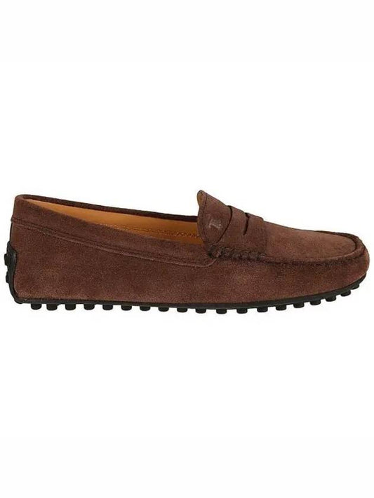 Suede Gommino 10L Loafer Brown - TOD'S - BALAAN 2