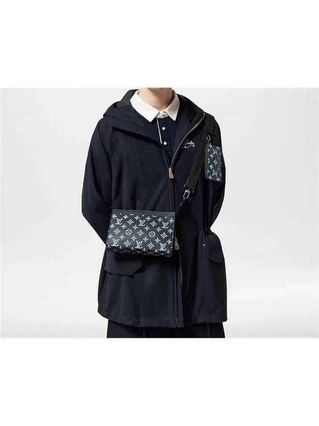 Gaston Wearable Monogram Shadow Long Wallet Ink Blue - LOUIS VUITTON - BALAAN 2