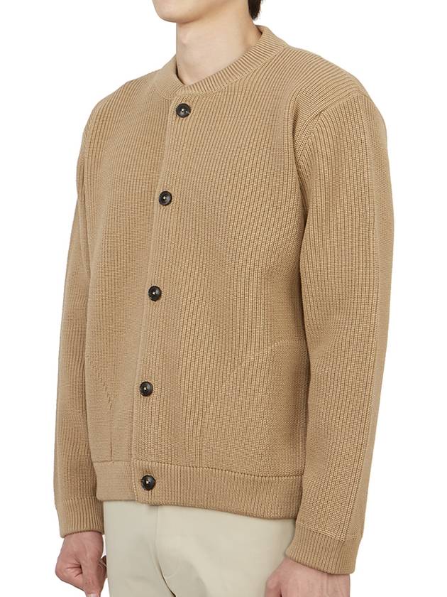 Men's Cardigan SKIPPER JACKET CAMEL - ANDERSEN-ANDERSEN - BALAAN 3