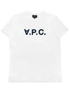 Men's VPC Logo Short Sleeve T-Shirt White - A.P.C. - BALAAN 6