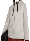 Greenh Water Repellent Zipper Hooded Jacket Grey - MAX MARA - BALAAN 2