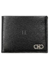 Gancini Half Wallet Black - SALVATORE FERRAGAMO - BALAAN 2