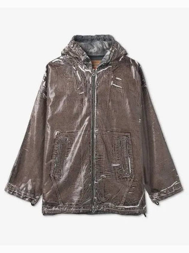 D Spark FSC Hooded Jacket Brown - DIESEL - BALAAN 1