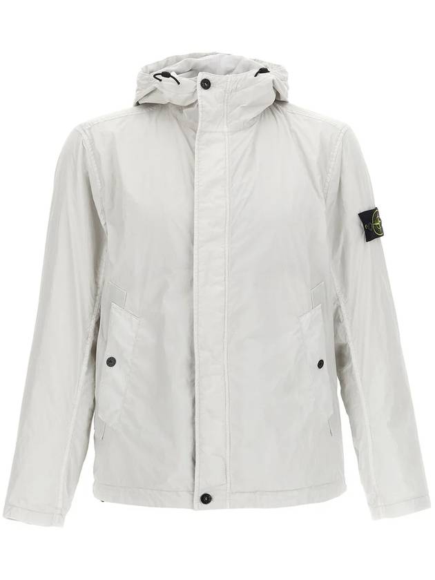 Crinkle Reps R NY Hooded Jacket Sky Blue - STONE ISLAND - BALAAN 1