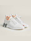 Depart Sneakers Knit Calfskin Blanc - HERMES - BALAAN 4