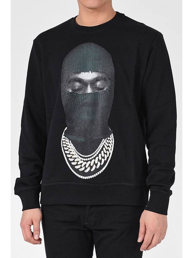 NUW21246 Mask Sweatshirt Black 009 - IH NOM UH NIT - BALAAN 1